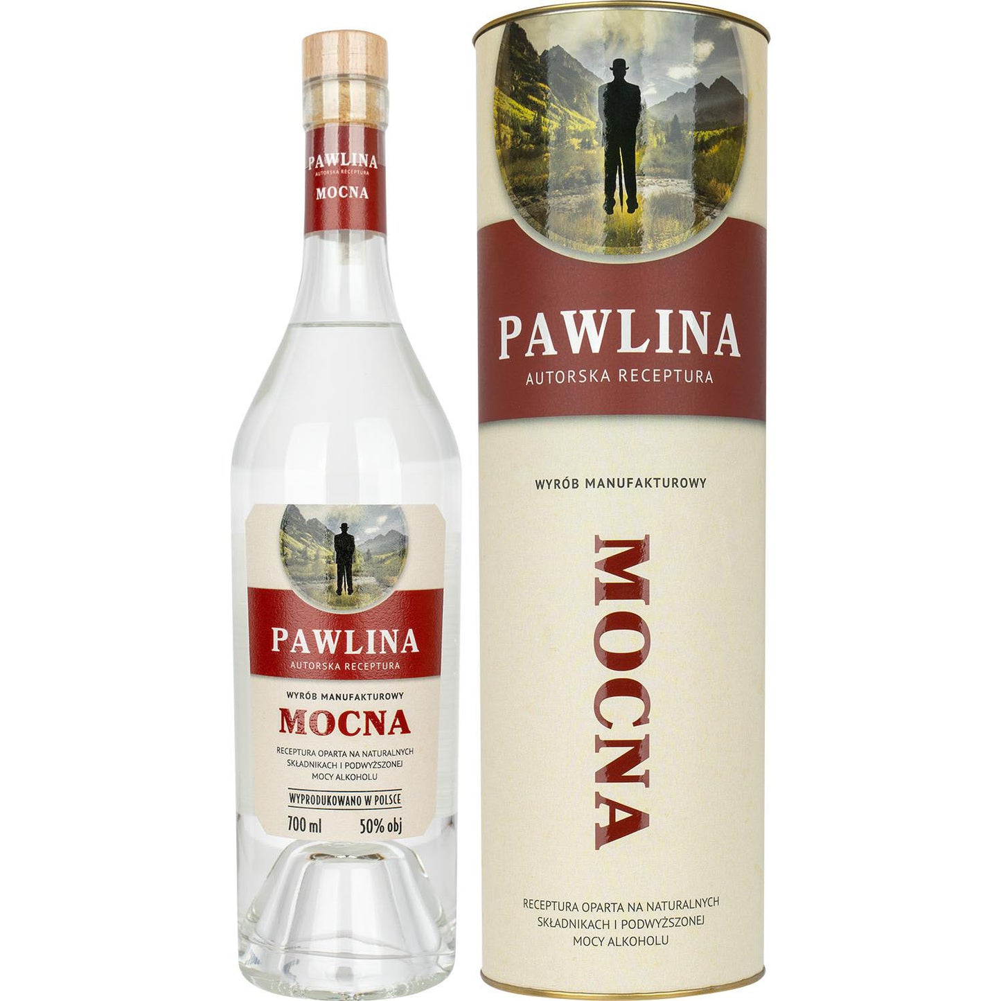 Pawlina Wódka Smakowa Mocna 0,7 50% Tuba New 2023