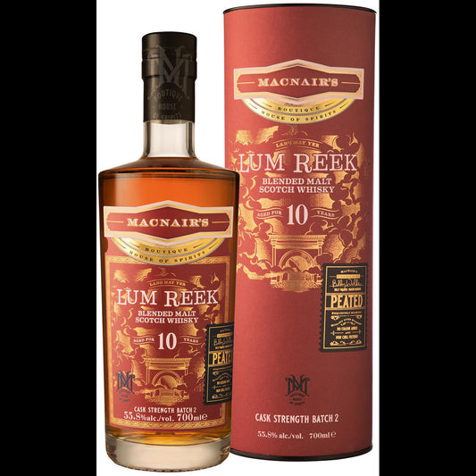 Macnair'S Lum Reek 10Yo Peated Blended Malt Batch 2 0,7 55,8