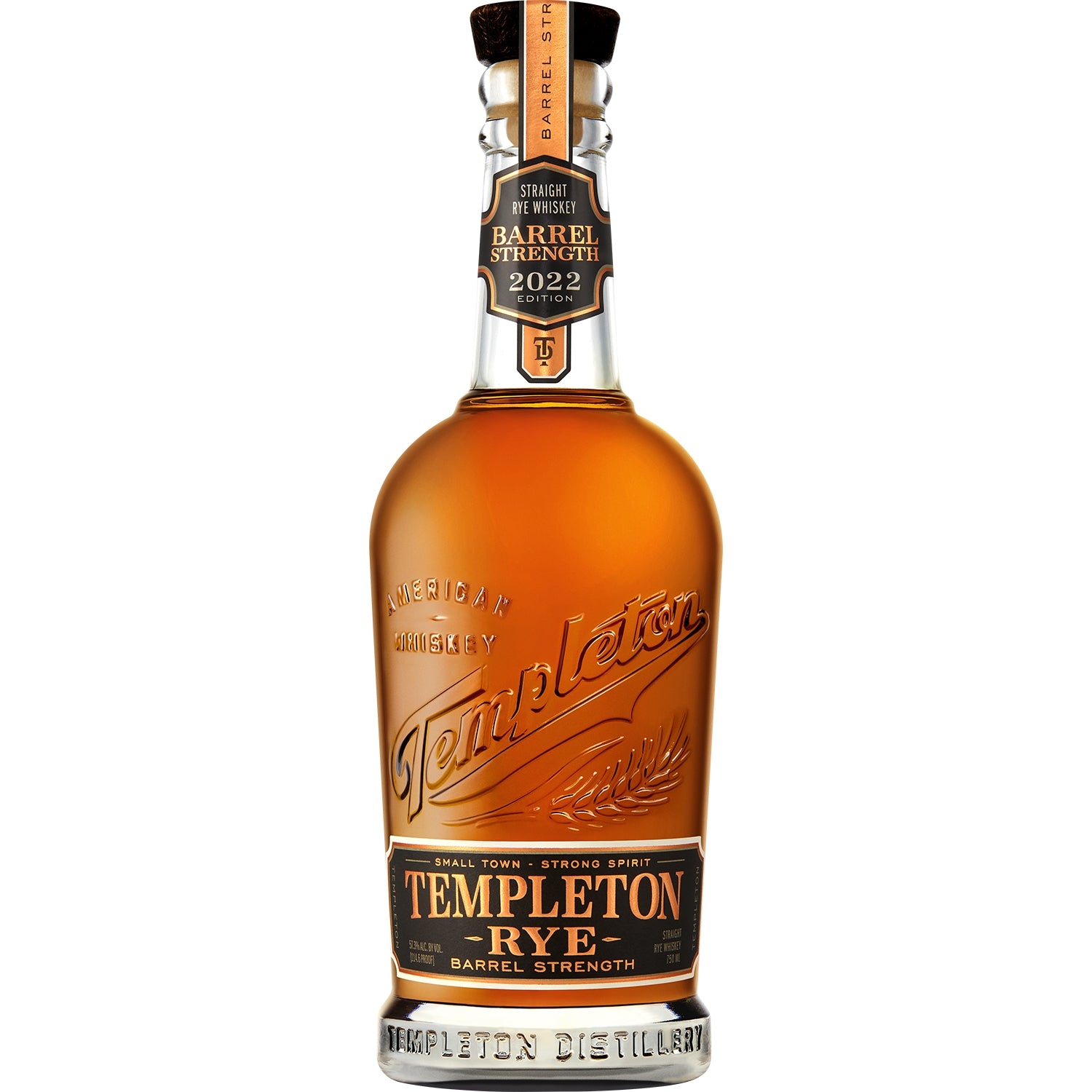 TEMPLETON RYE BARREL STRENGHT 0,7 57,3%