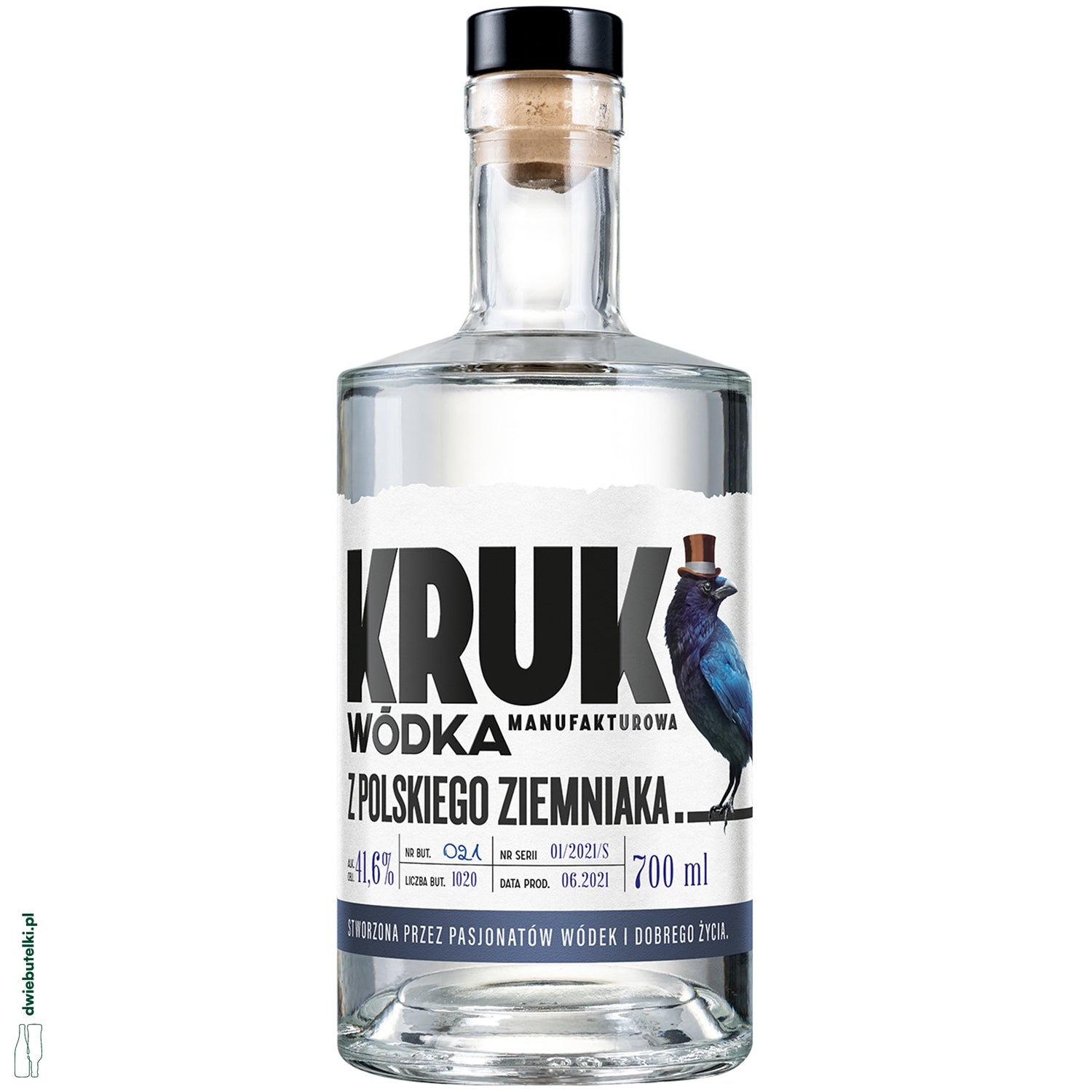 KRUK WÓDKA Z POLSKIEGO ZIEMNIAKA 0,5 41,6% GOŁA