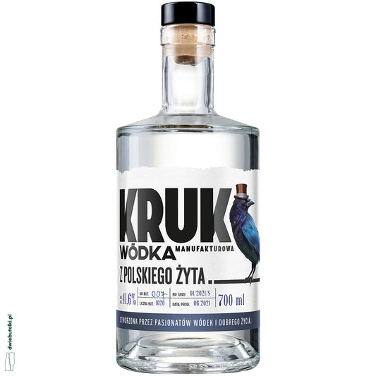 KRUK WÓDKA Z POLSKIEGO ŻYTA 0,7 41,6% KARTONIK
