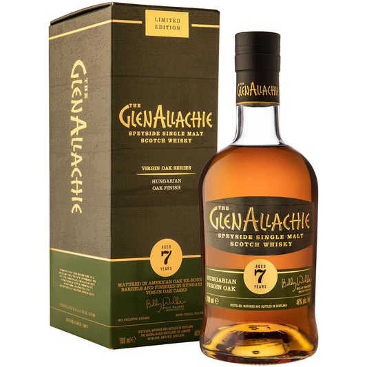 Glenallachie 7Yo Virgin Oak Hungarian 48% 0,7L Kartonik