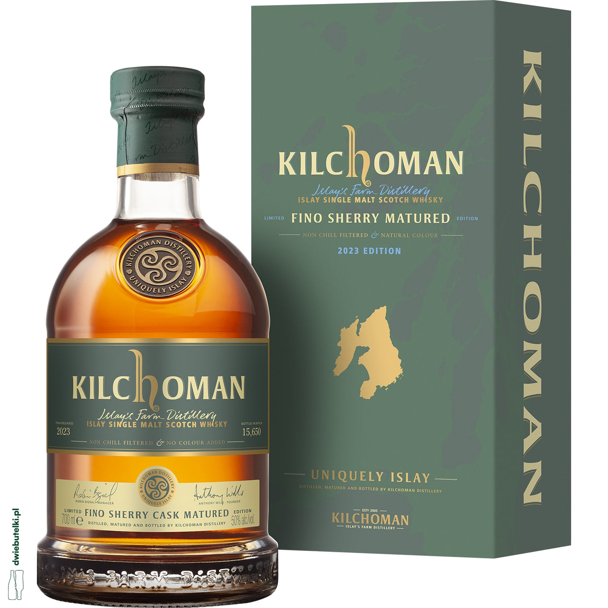 KILCHOMAN FINO SHERRY CASK MATURED 0,7 50% KARTON