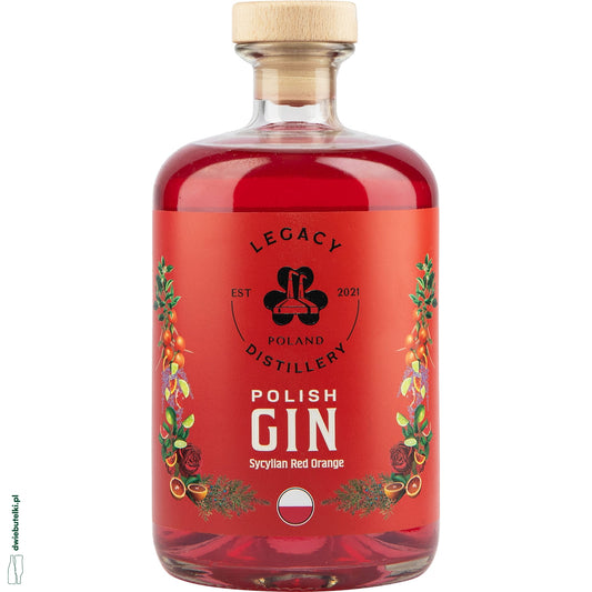 LEGACY POLISH DRY GIN RED ORANGE 0,7 42%