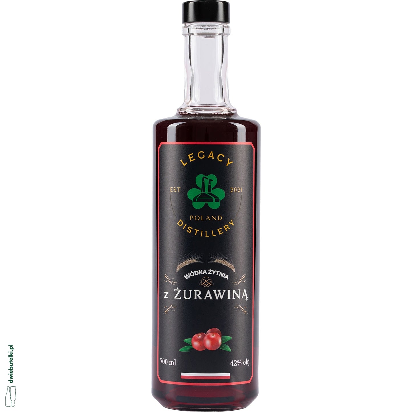 LEGACY WÓDKA ŻYTNIA Z ŻURAWINĄ 0,7 42%