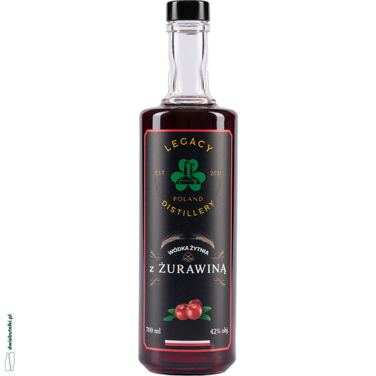 LEGACY WÓDKA ŻYTNIA Z ŻURAWINĄ 0,7 42%