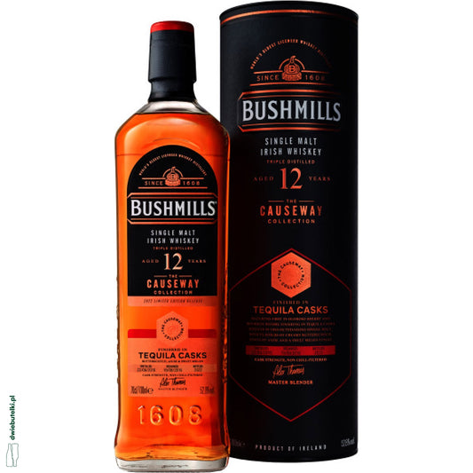 BUSHMILLS MALT TEQUILA CASK 12 YO 0,7L 52,8%