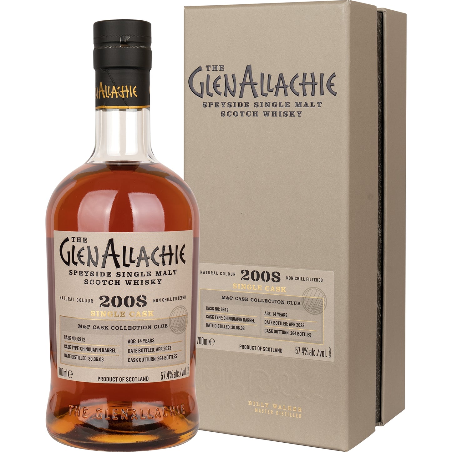 GLENALLACHIE 2008 57,4% CASK 6912 0,7L