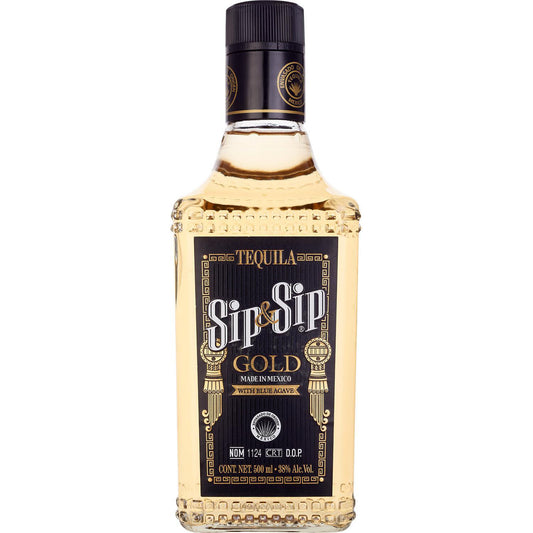 Tequila Sip&Sip Gold 1L 38%