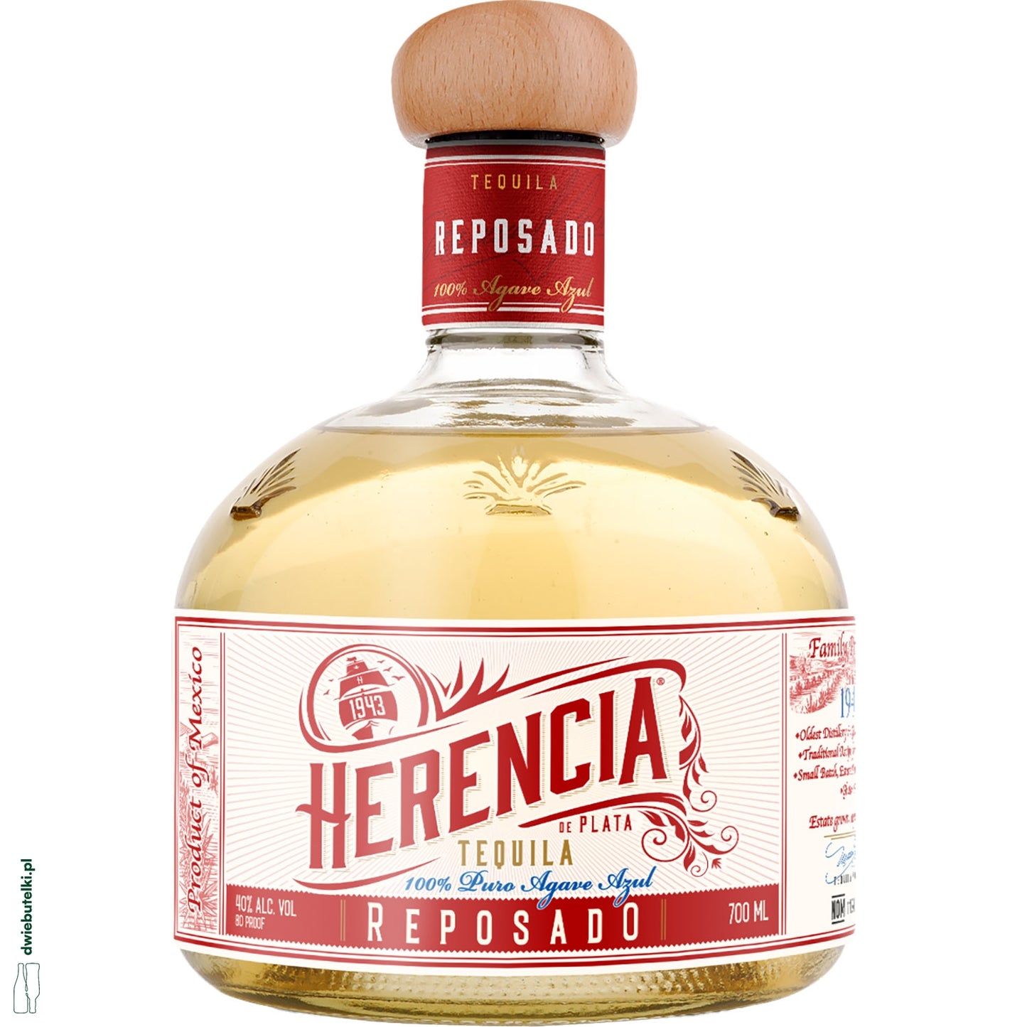 HERENCIA DE PLATA REPOSADO 0,7 38%