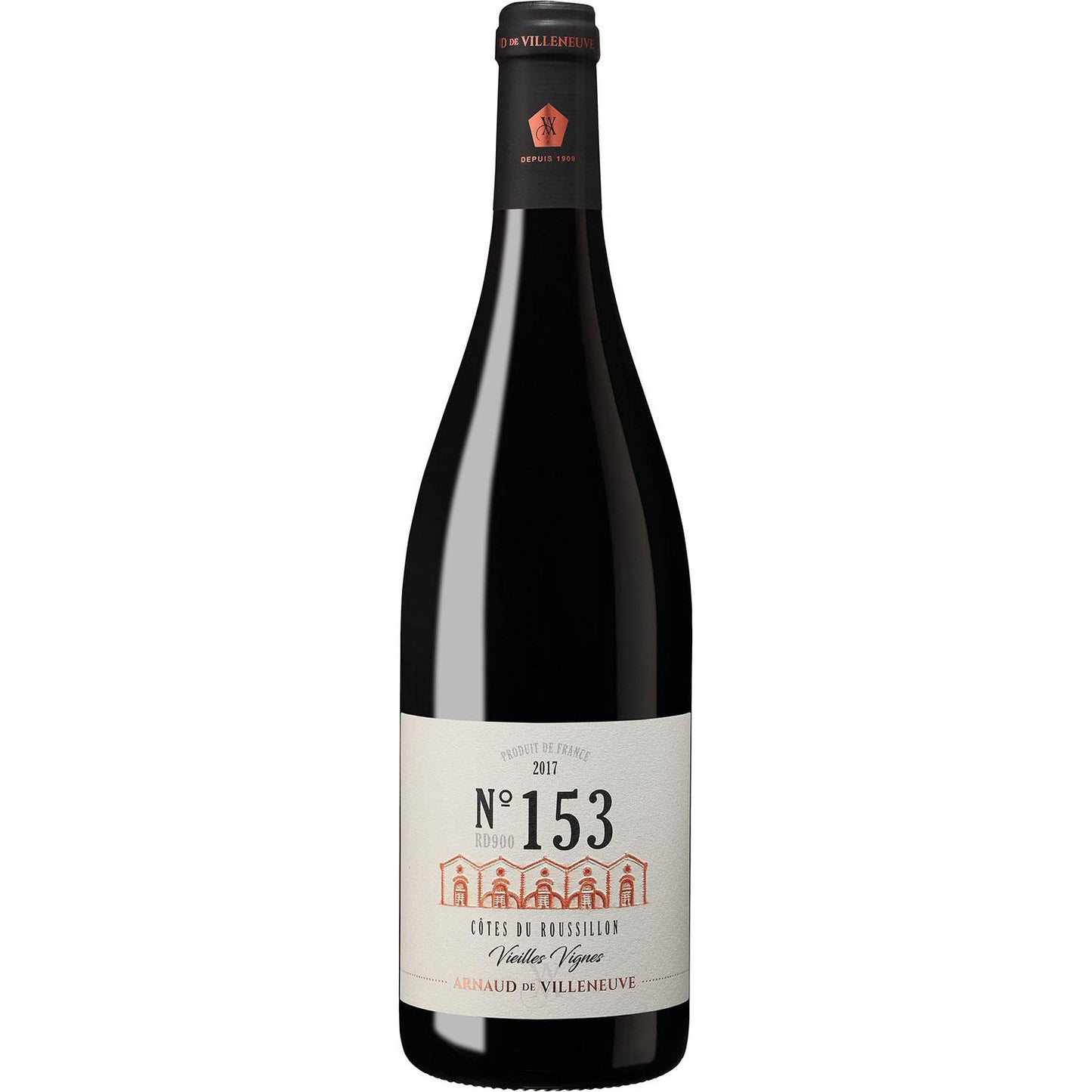 No 153 Rouge Cotes Du Roussillon 2022 0,75