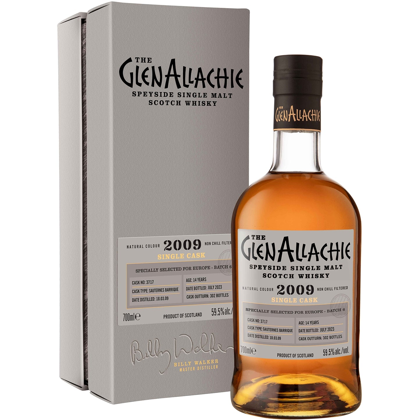 GLENALLACHIE 2009 59,5% CASK 3717 0,7L KARTONIK