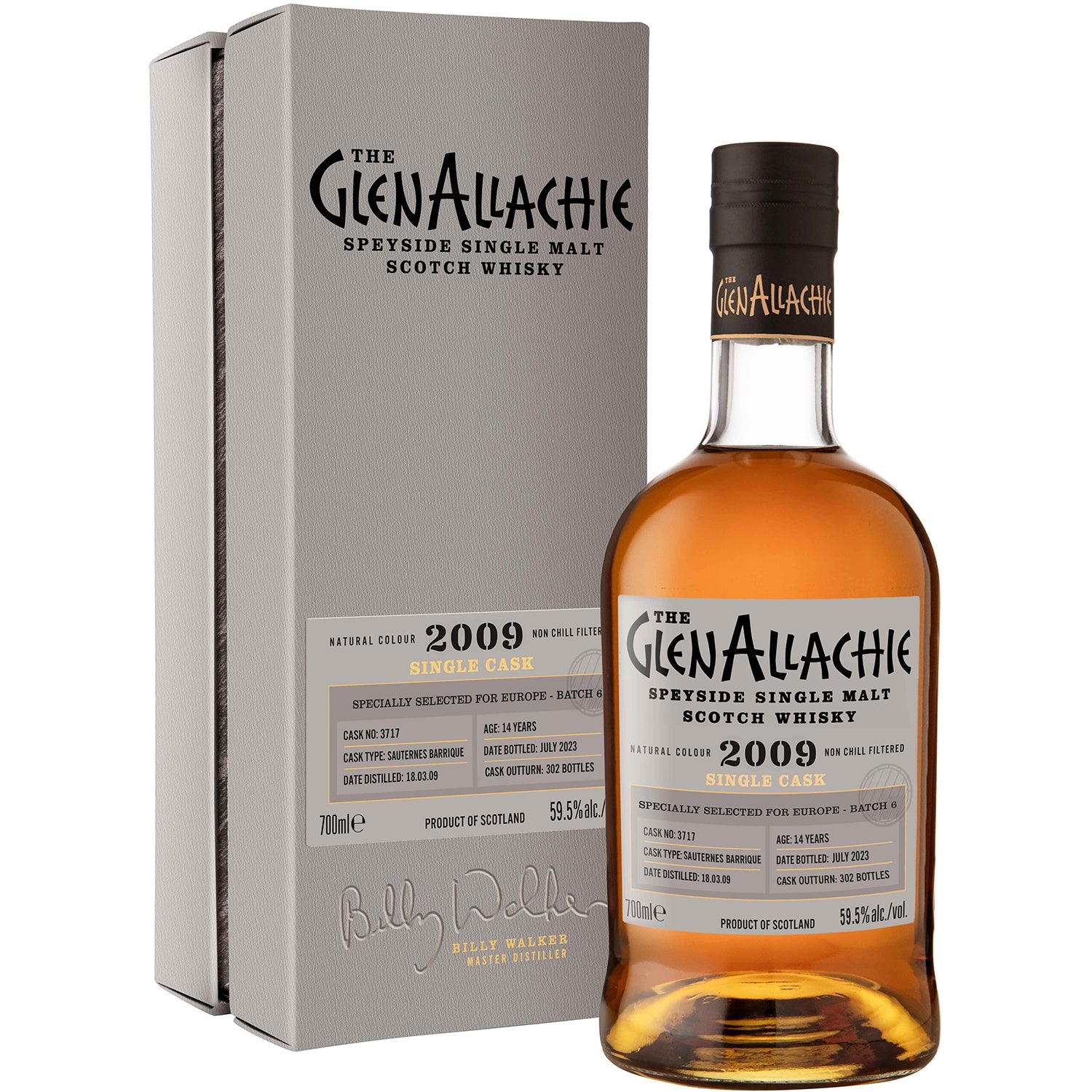 GLENALLACHIE 2009 59,5% CASK 3717 0,7L KARTONIK