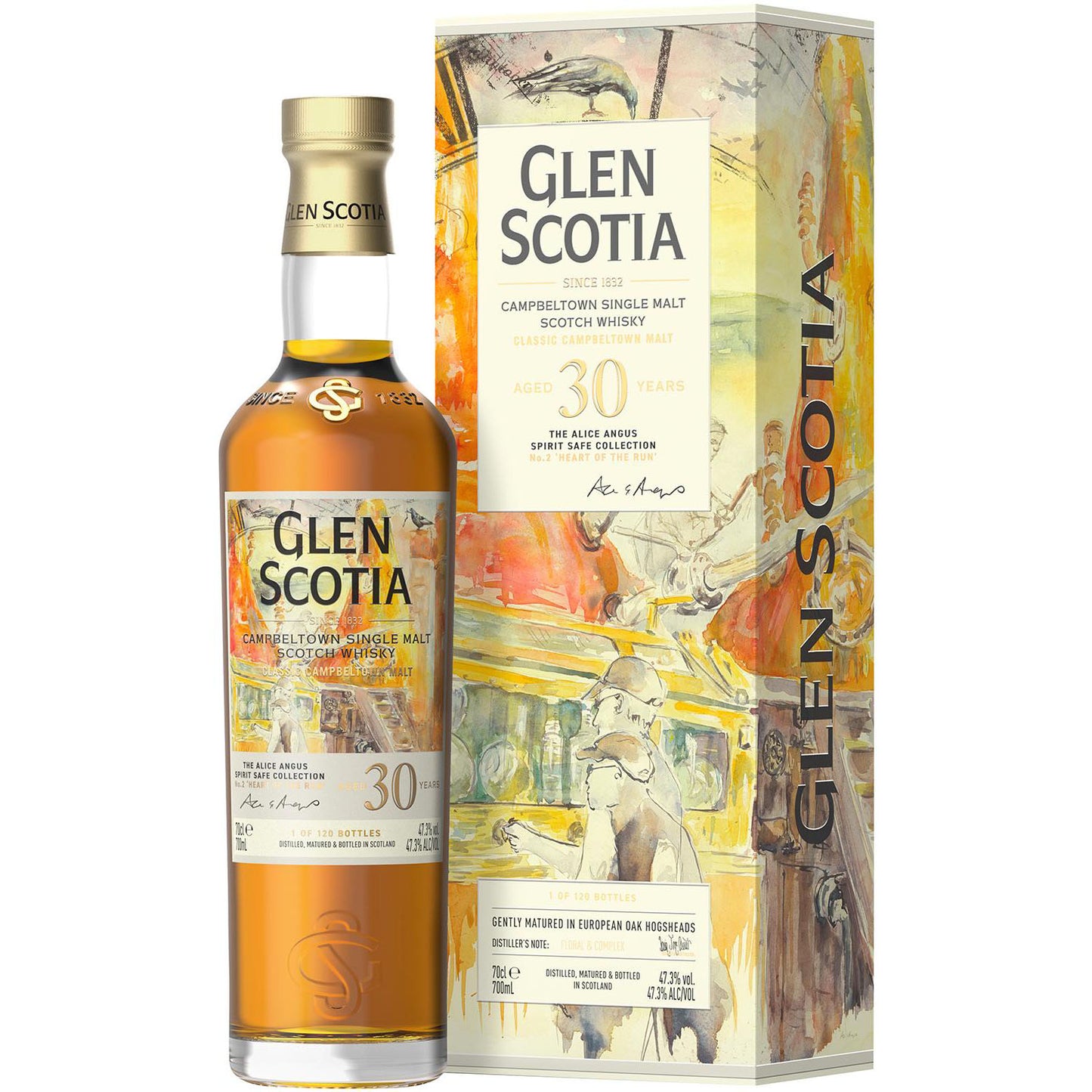 Glen Scotia Alice Angus Heart Of The Run Sin Malt 0,7 47,3%