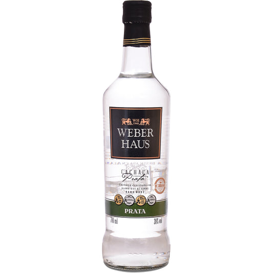CACHACA WEBER HAUS PRATA 0,7L 38%