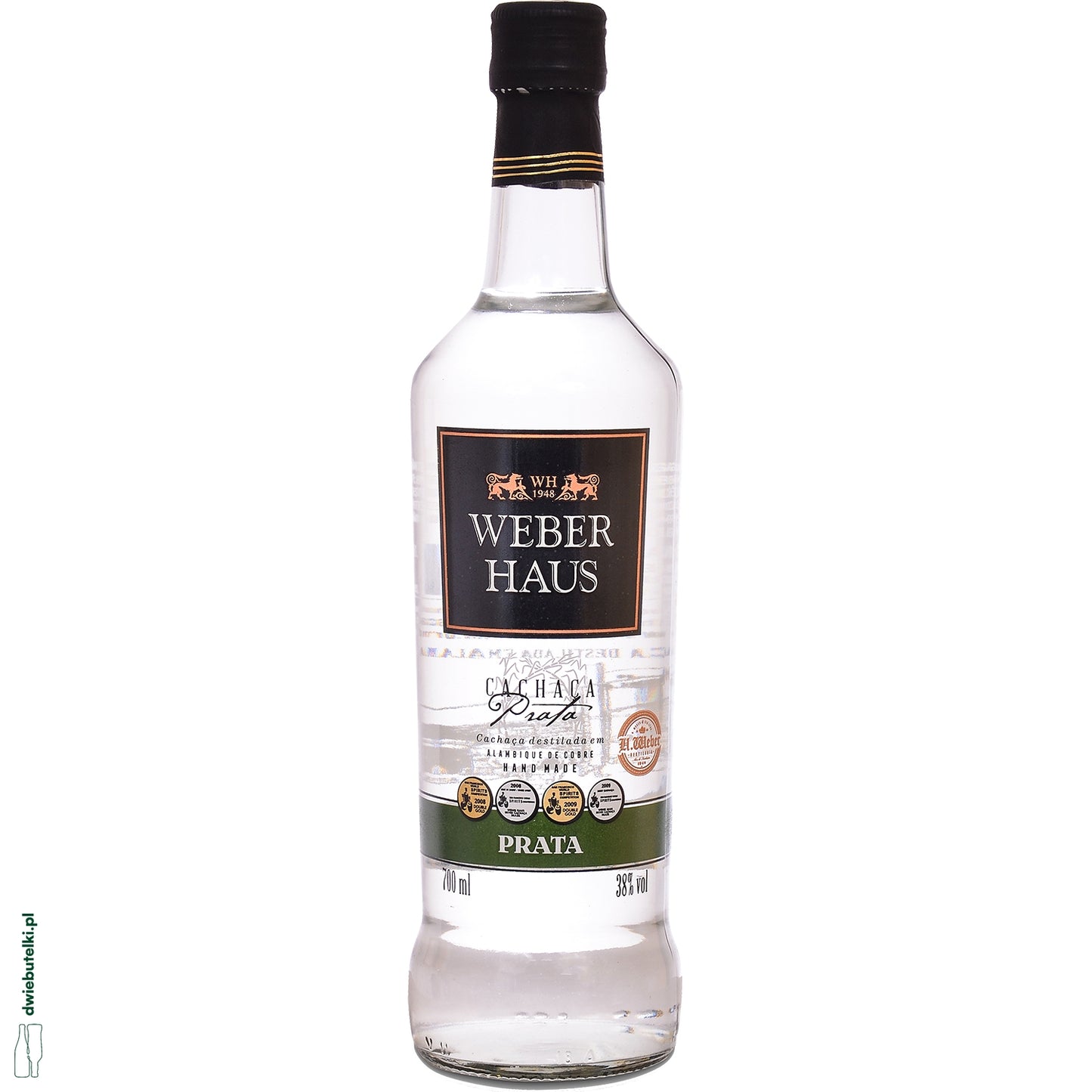 CACHACA WEBER HAUS PRATA 0,7L 38%