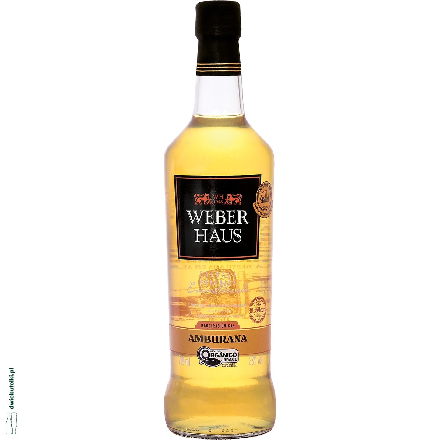 CACHACA WEBER HAUS AMBURANA 0,7L 38%
