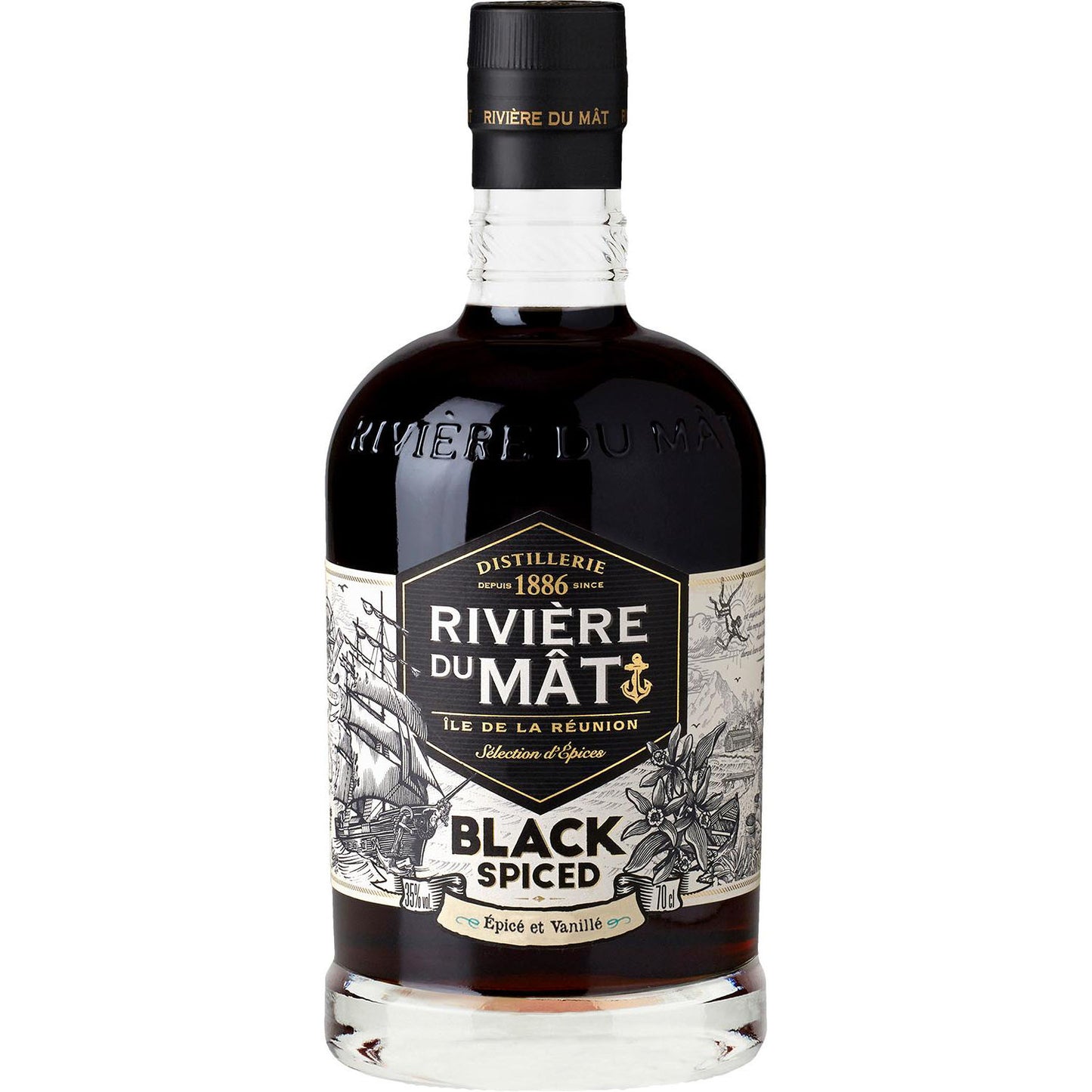 Riviere Du Mat Black Spiced 0,7L 35%