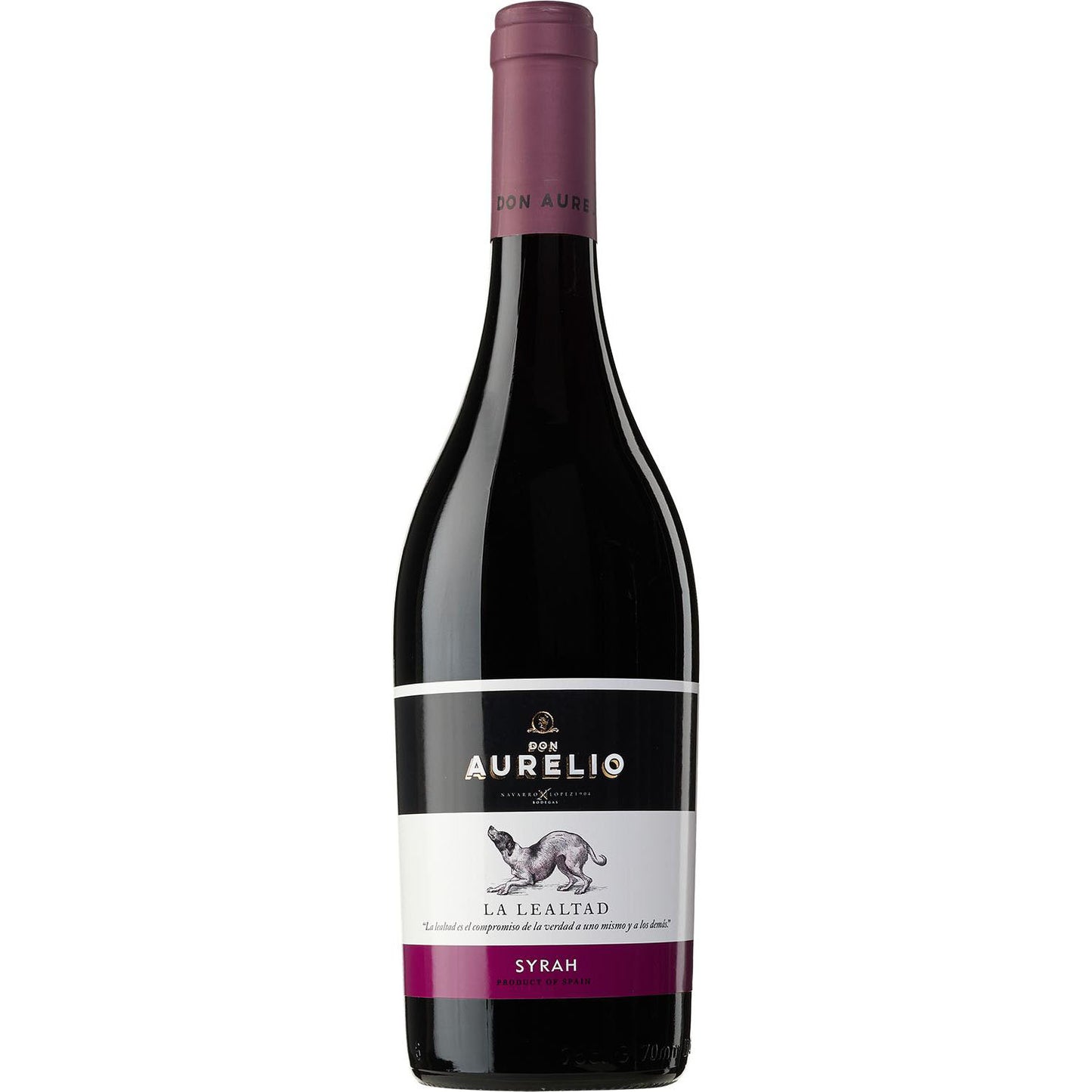 Don Aurelio Syrah 0,75 Lealtad Pies 2022