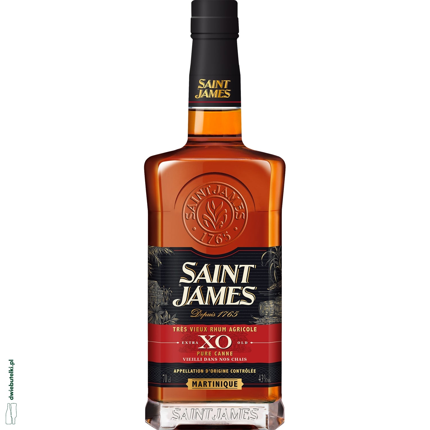 ST JAMES VIEUX XO% 43% 0,7L RUM GOŁY