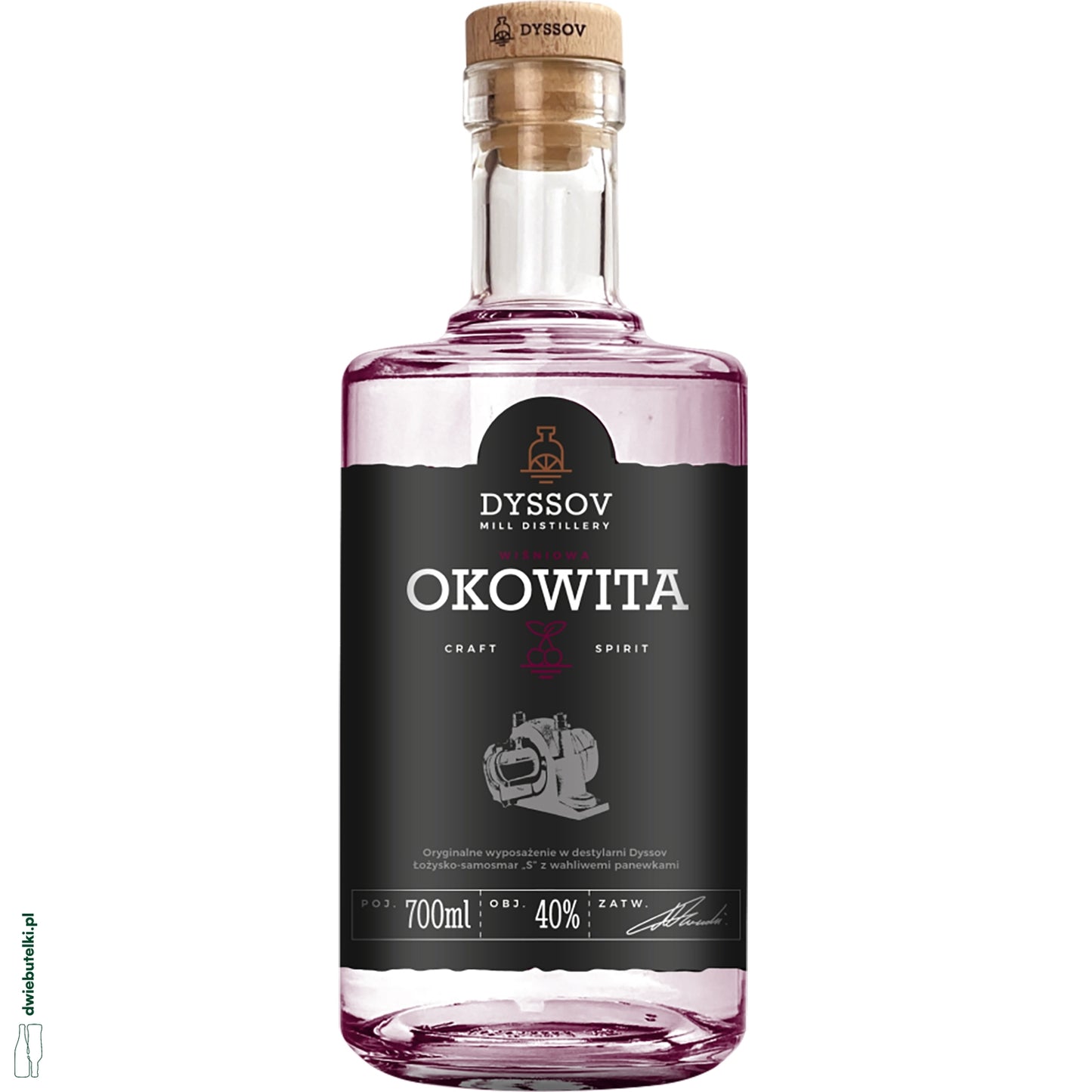 DYSSOV OKOWITA RZEMIEŚLNICZA Z WIŚNI 0,7 L 40%