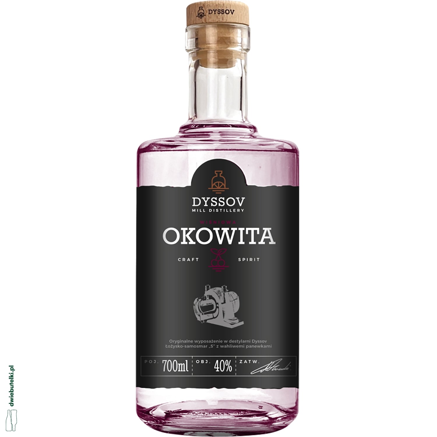 DYSSOV OKOWITA RZEMIEŚLNICZA Z WIŚNI 0,7 L 40%