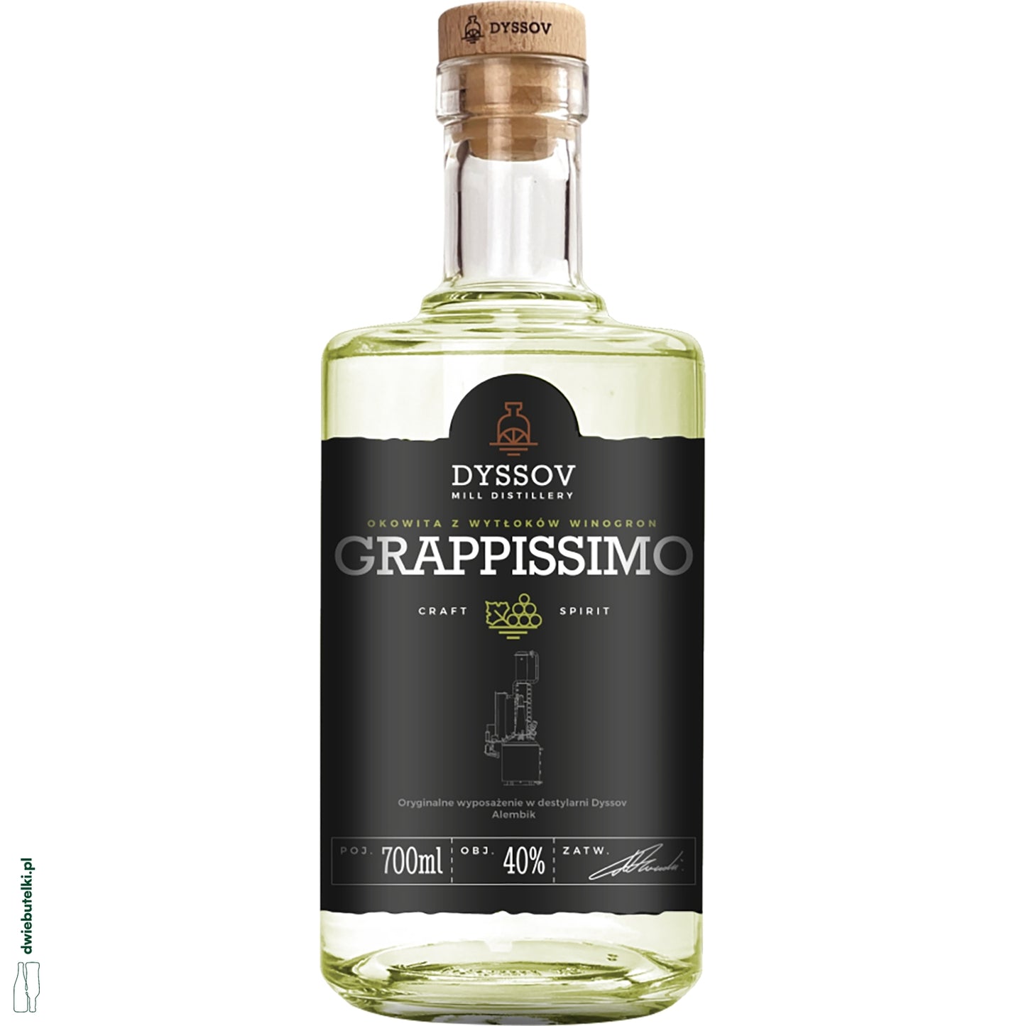 OKOWITA GRAPISSIMO Z WYTŁ. WINOGRON 0,7L DYSSOV