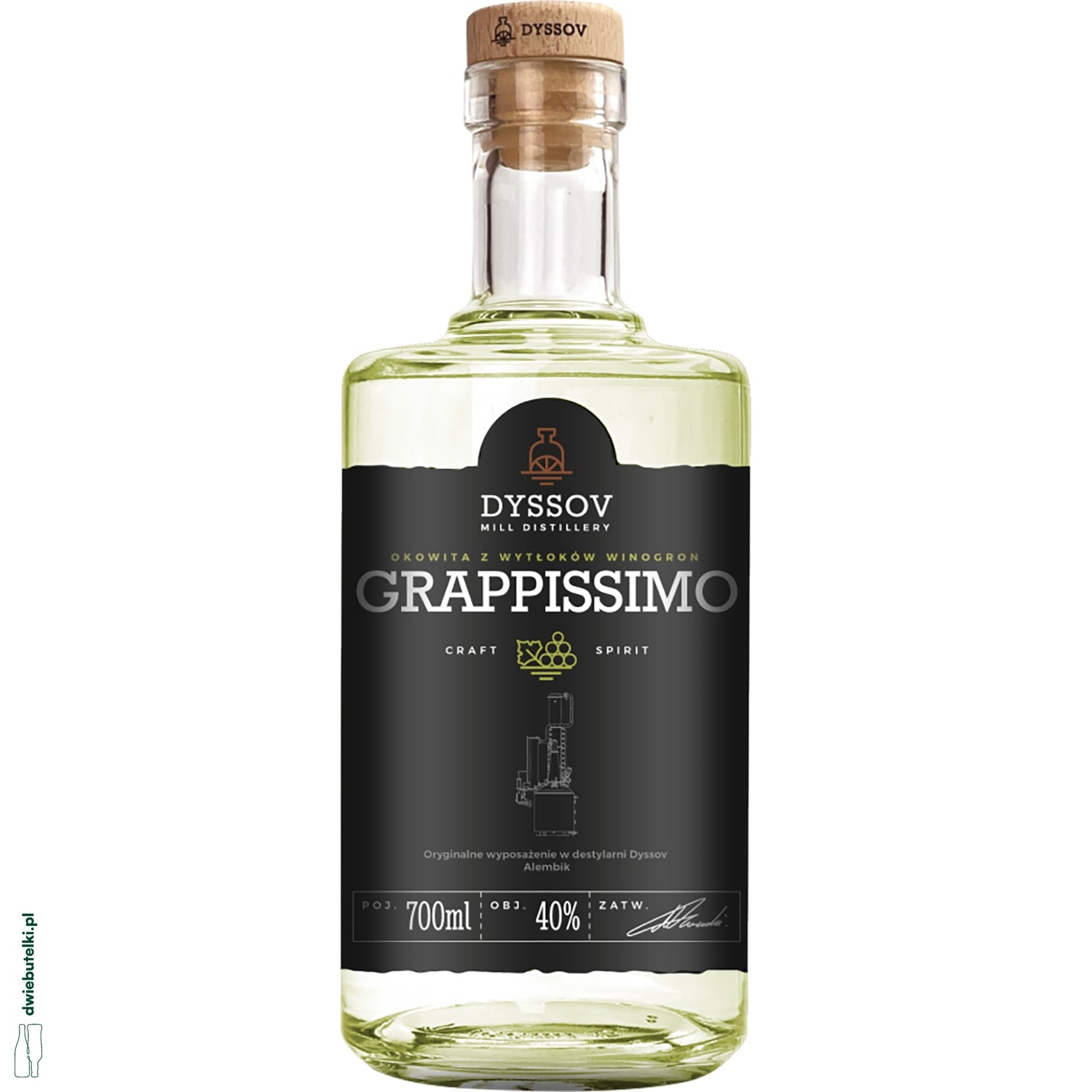 OKOWITA GRAPISSIMO Z WYTŁ. WINOGRON 0,7L DYSSOV
