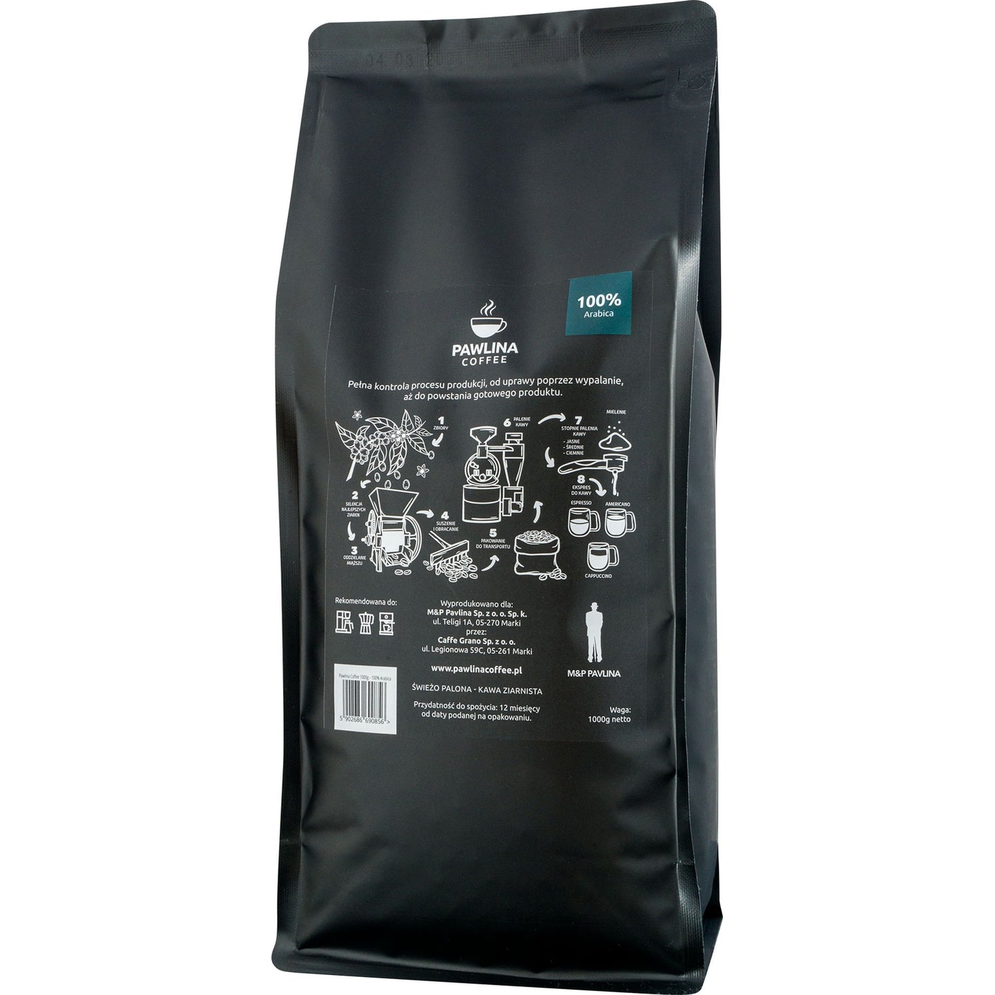 PAWLINA COFFEE 100% ARABICA 1000G 20250213