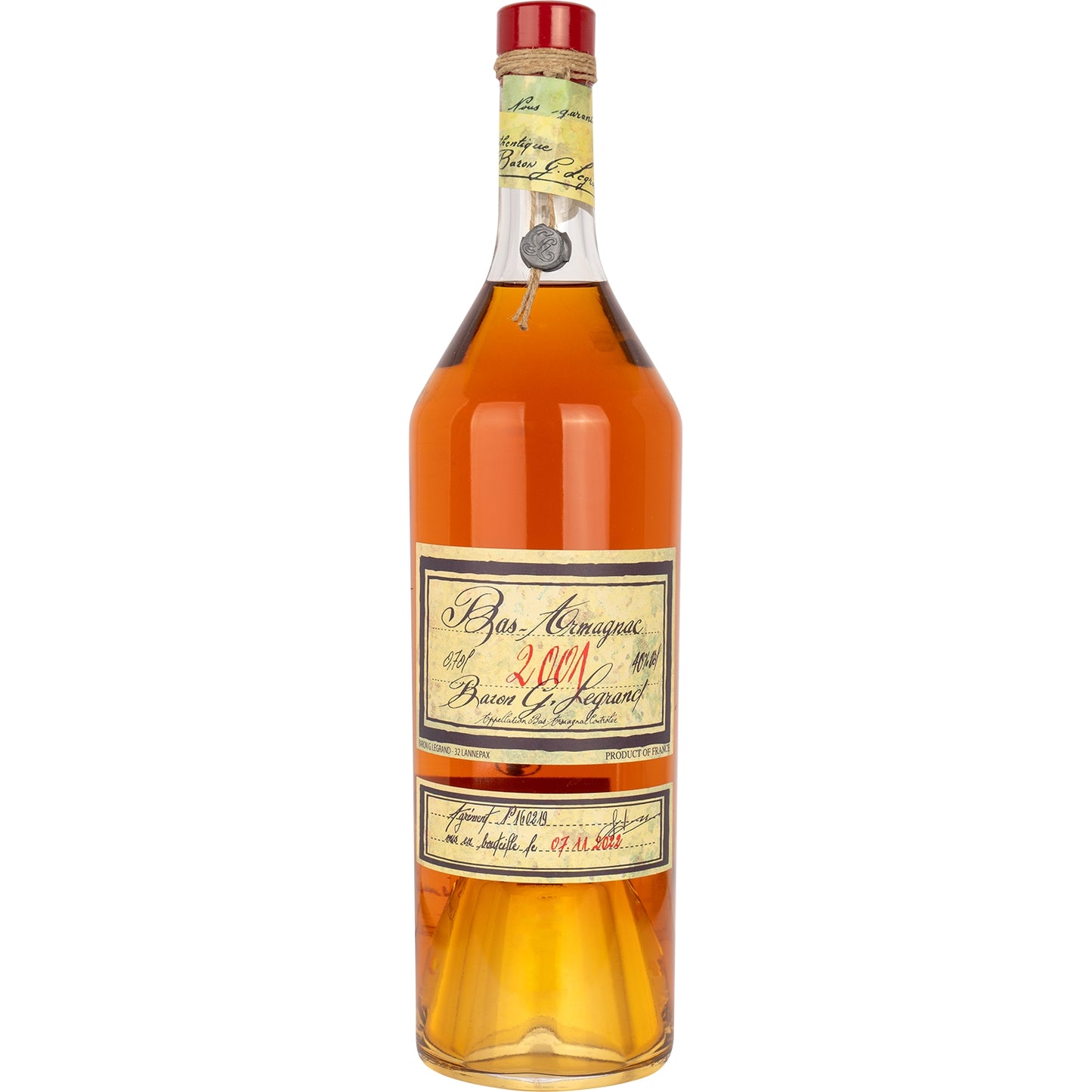 BARON GASTON LEGRAND 2008 0,7 ARMAGNAC