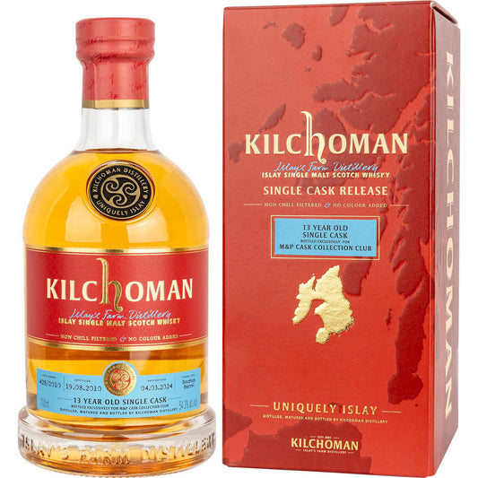 Kilchoman 13Yo M&P Single Cask 54,3% 428/2010 0,7L