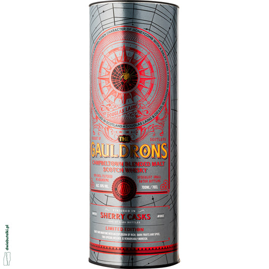 THE GAULDRONS CAMP. VATTED MALT SHERRY CASK 0,7 50% TUBA
