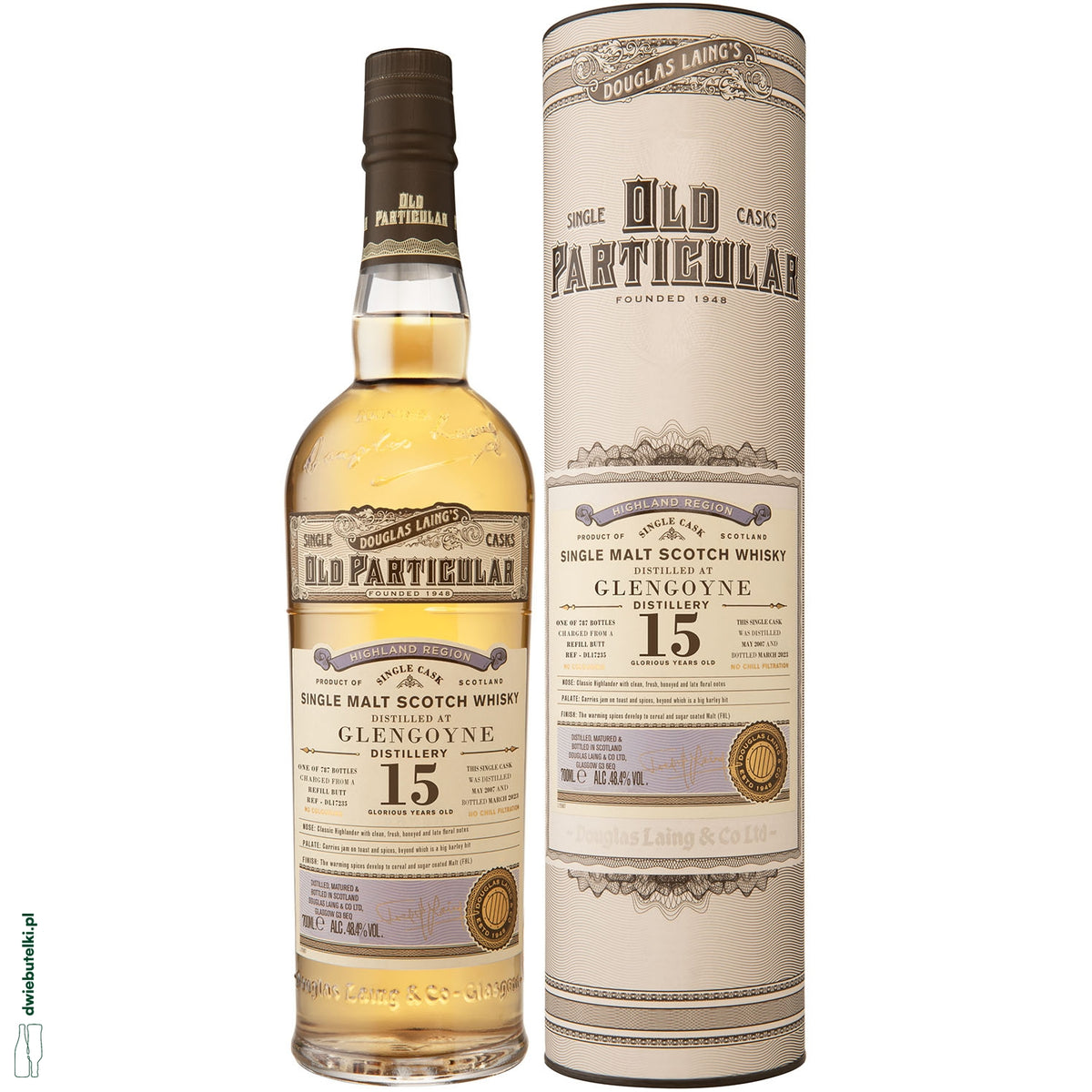 OLD PARTICULAR GLENGOYNE 2007 15YO 48,4% 0,7L