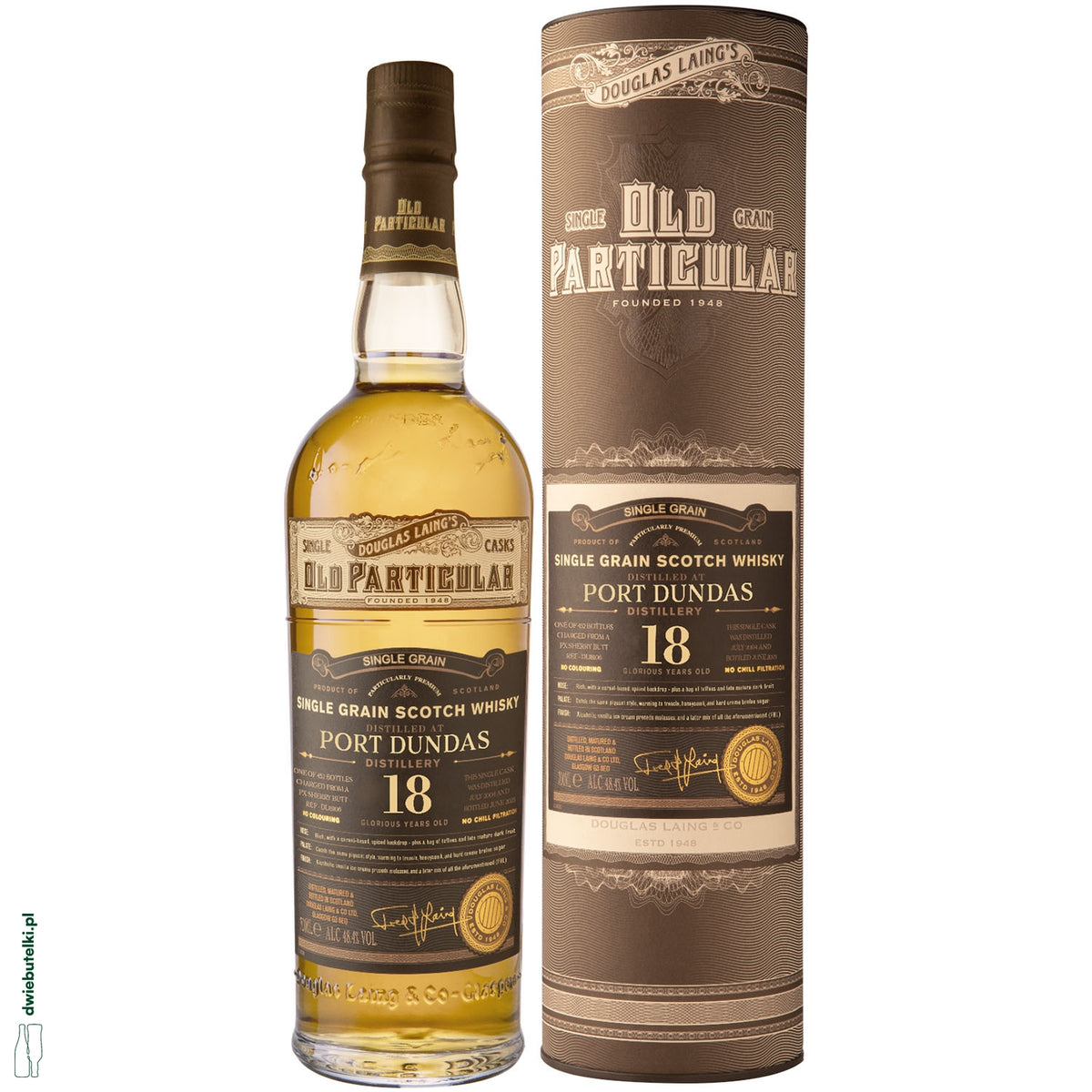 OLD PARTICULAR GRAIN PORT DUNDAS 2004 18YO 48,4% 0,7L