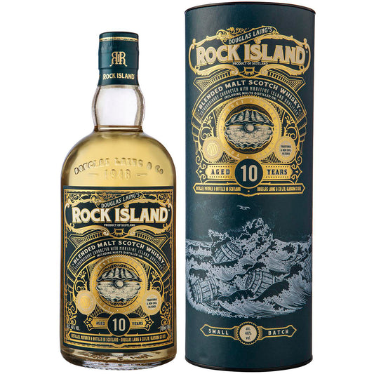 Rock Island Blended Malt 10Yo 0,7L 46% Tuba