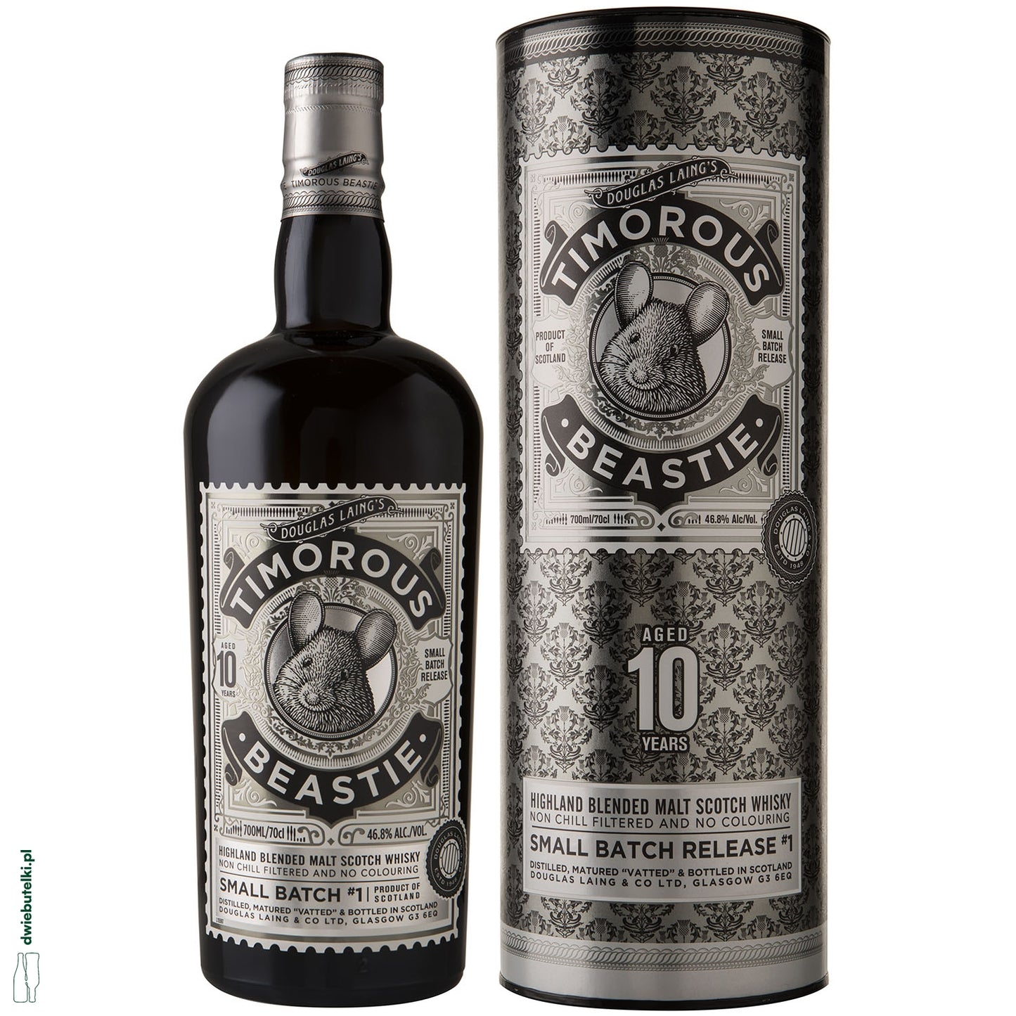 TIMOROUS BEASTIE HIGHLAND VATTED MALT 10YO 0,7L 46,8%