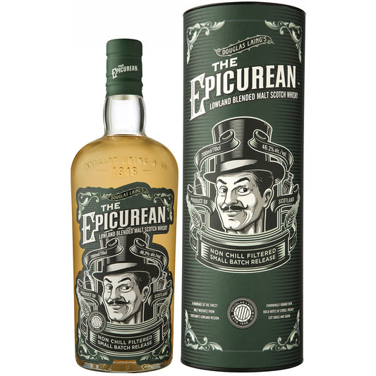 THE EPICUREAN BLENDED MALT 0,7L 46,2% TUBA