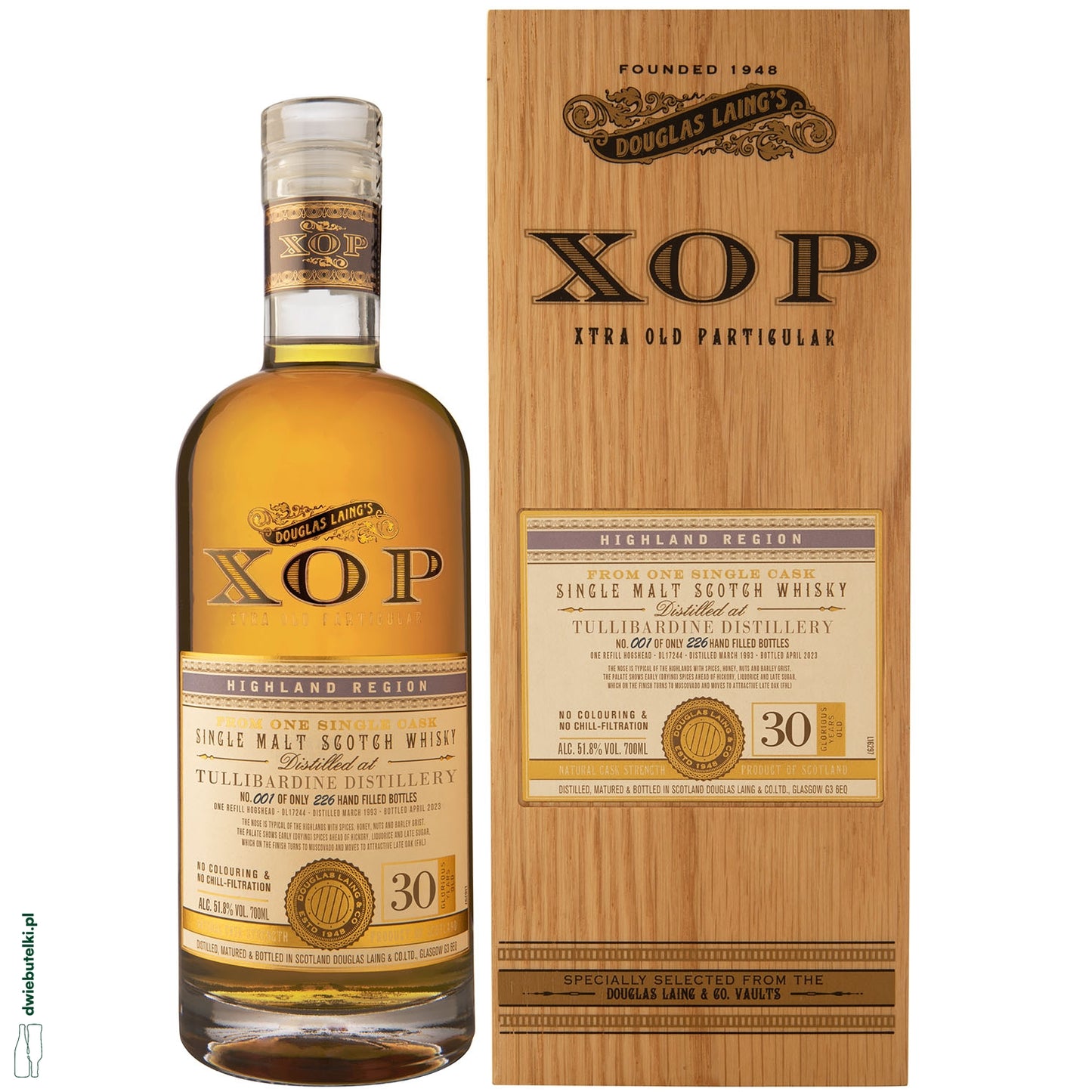XOP TULLIBARDINE 1993 30YO 0,7L 51,8%