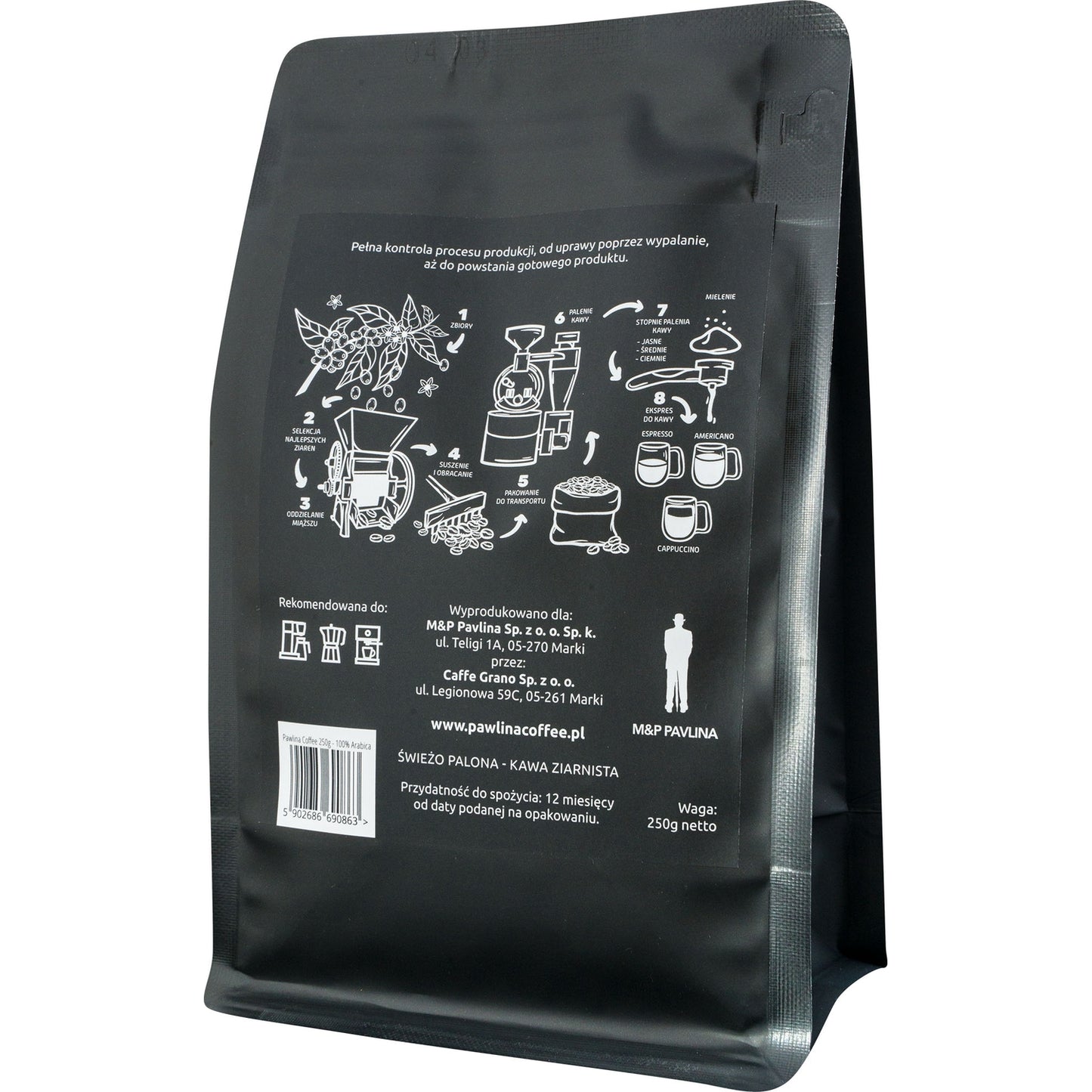 PAWLINA COFFEE 100% ARABICA 250G 20250412