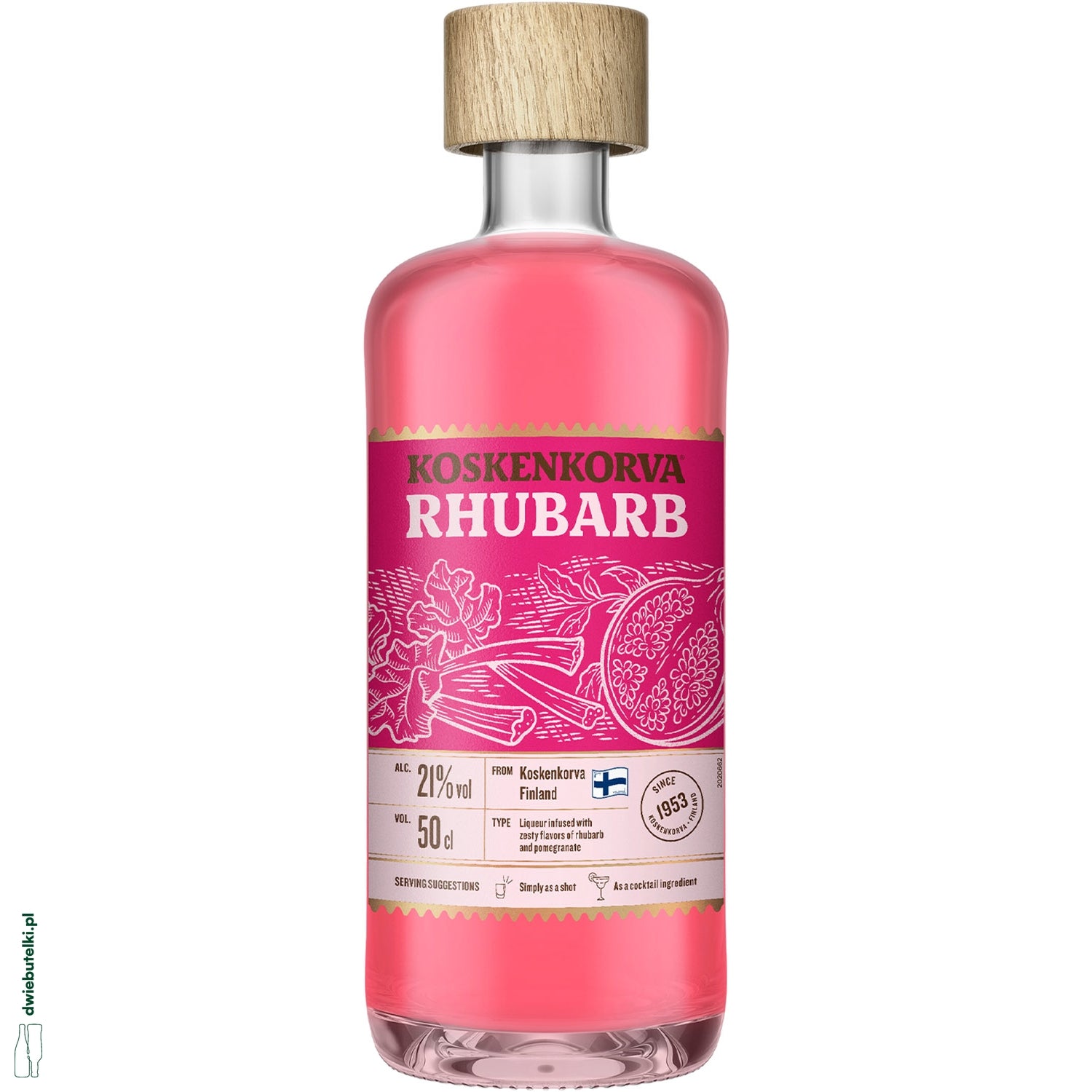 KOSKENKORVA 0,5L RHUBARB 21%