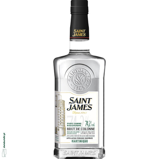 ST JAMES BIO BRUT DE COLONNE RHUM BLANC 74,2% 0,7