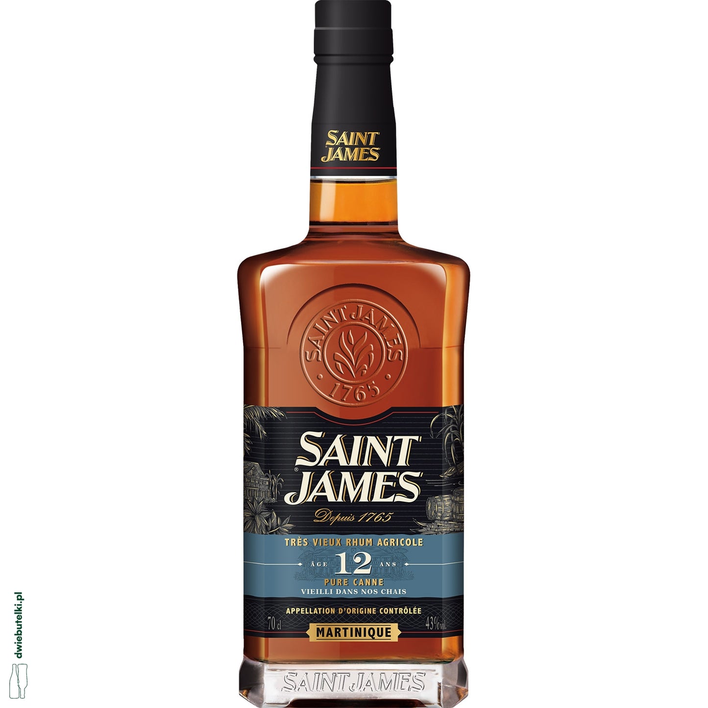 ST JAMES VIEUX AGE 12 ANS 43% 0,7L RUM KARTONIK
