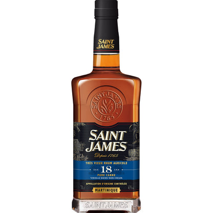ST JAMES VIEUX AGE 18 ANS 43% 0,7L RUM KARTONIK