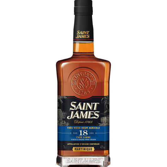 St James Vieux Age 18 Ans 43% 0,7L Rum Kartonik