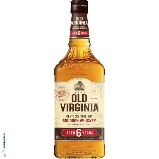 OLD VIRGINIA BOURBON WHISKEY 6 YEARS 40% 0,7