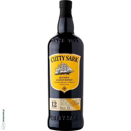 CUTTY SARK 12 YO 1,0L 40% GOŁY