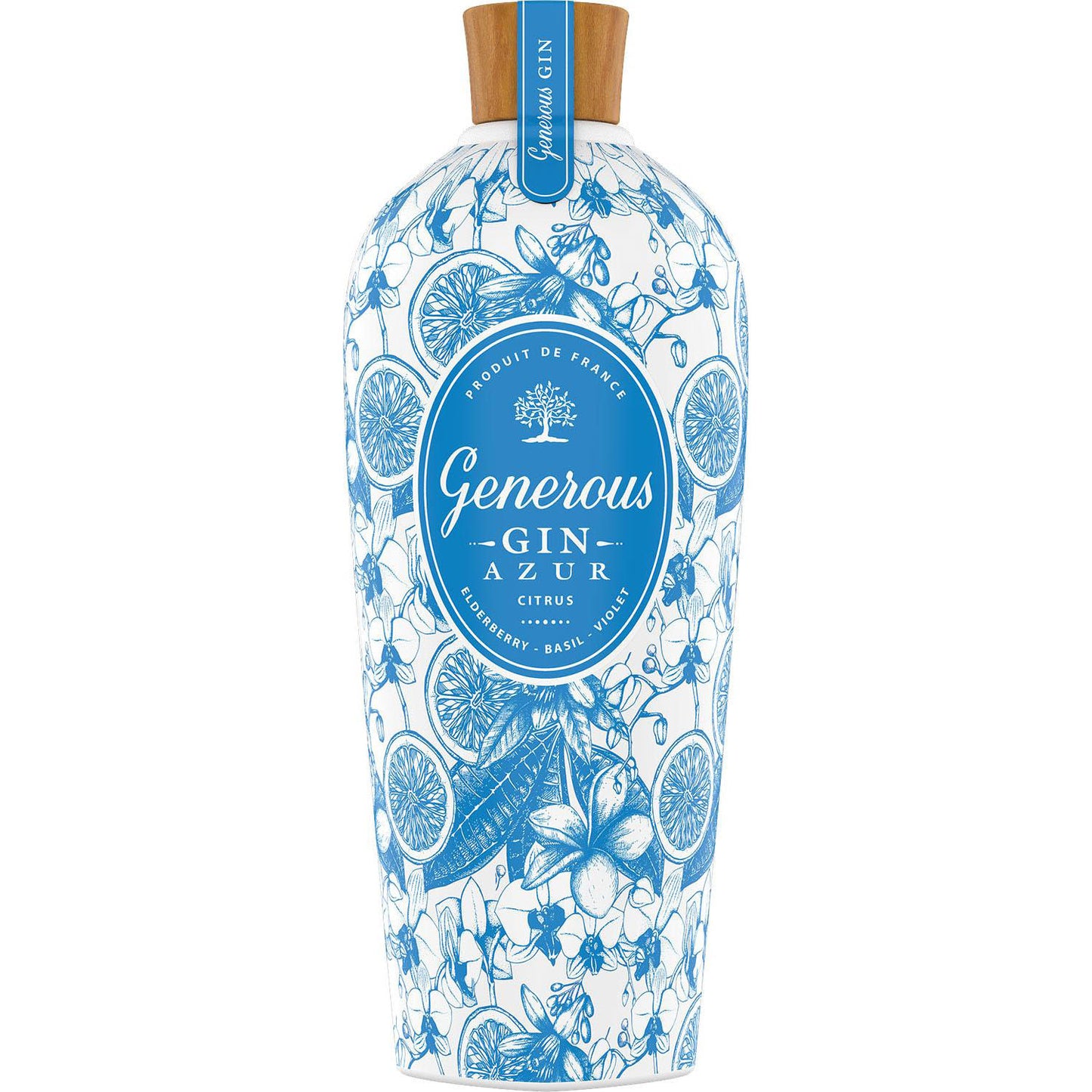 Generous Gin Azur Citrus 0,7 40% Blue