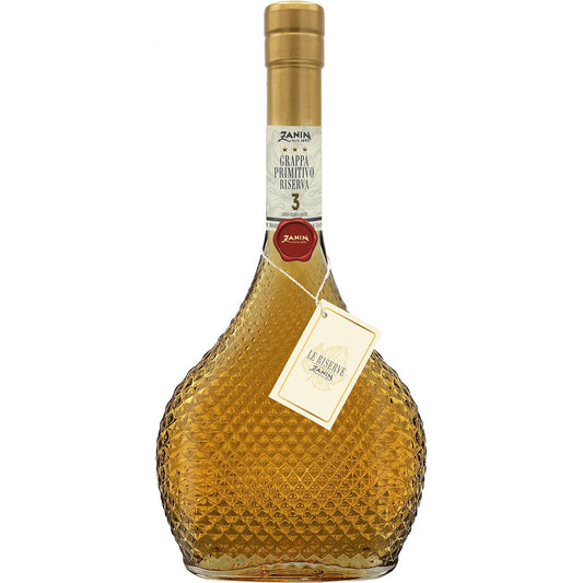 Zanin Grappa Primitivo Riserva 3 Anni 40% 0,5L