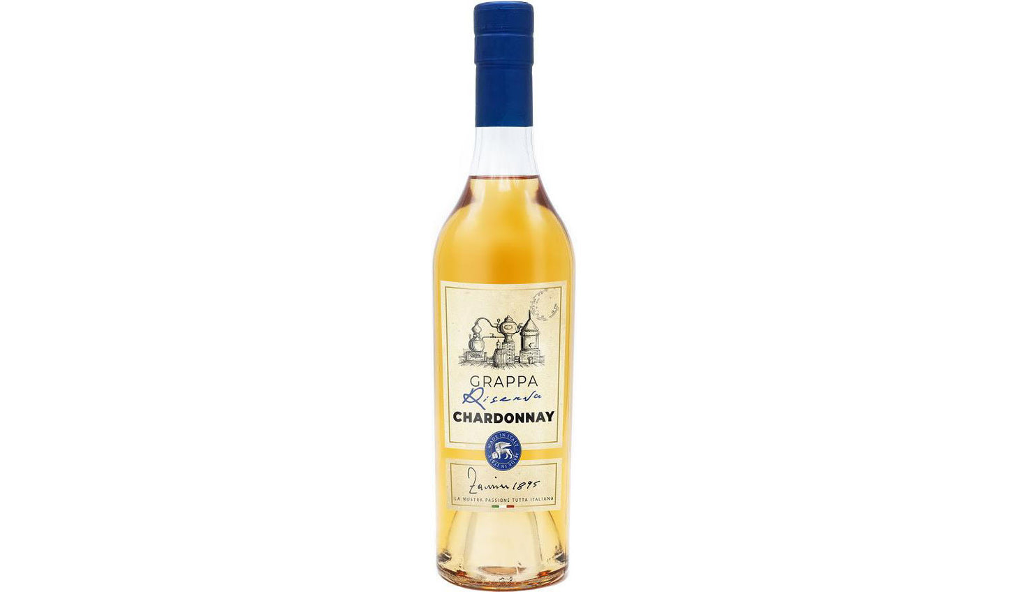 Zanin Grappa Riserva Chardonnay Alambicchi 38% 0,5L