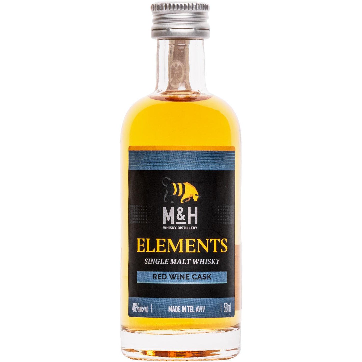 M&H Elements Israeli Red Wine Single Malt 0,05 46% Mini